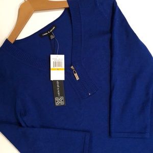 Cable & Gauge NWT V-Neck Sz S Sweater 💙